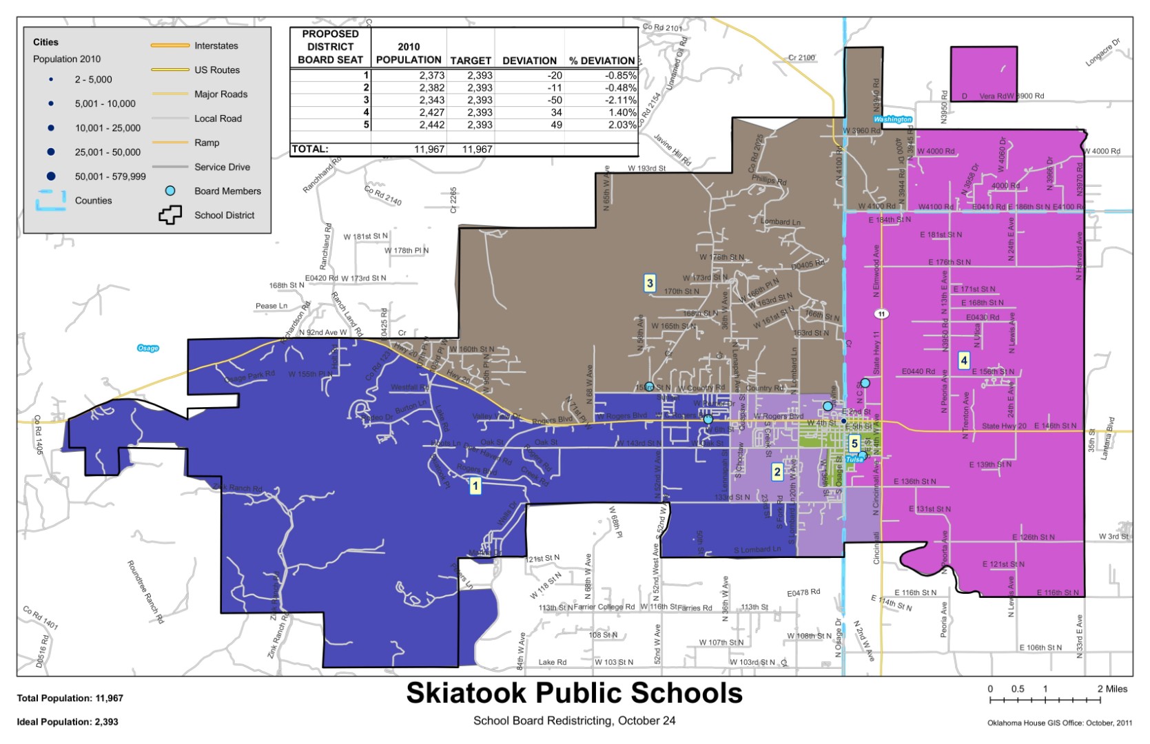 Skiatook Public Schools District Map